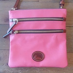 Dooney & Bourke nylon north south triple zip